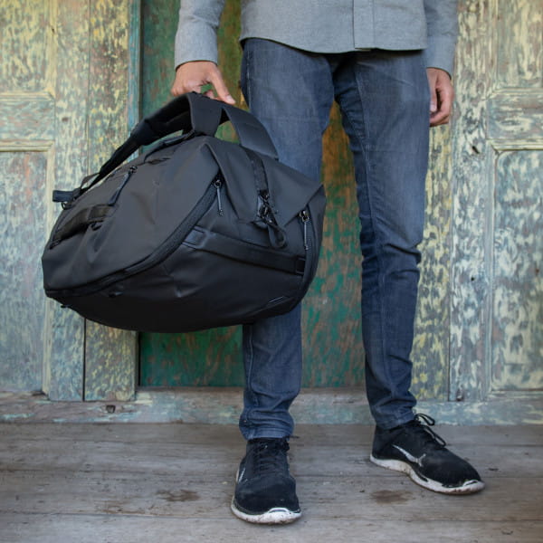 Peak Design Travel Duffelpack Bag 65L Reisetasche mit Rucksackgurten - Black (Schwarz)