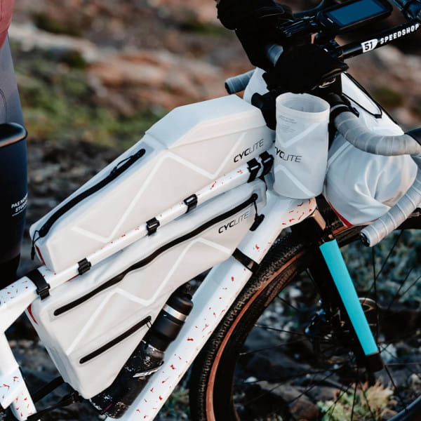 [REFURBISHED] CYCLITE Top Tube Bag Large / 01 - Oberrohrtasche 2,2 Liter Schwarz