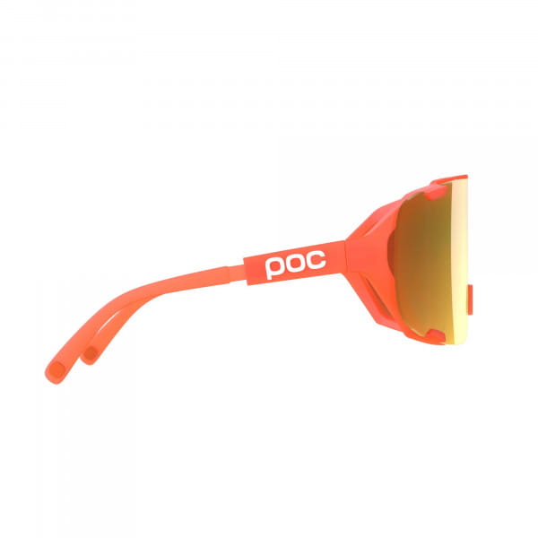 POC Devour Mid Fluo. Orange Translucent/Clarity Road/Partly Sunny Gold