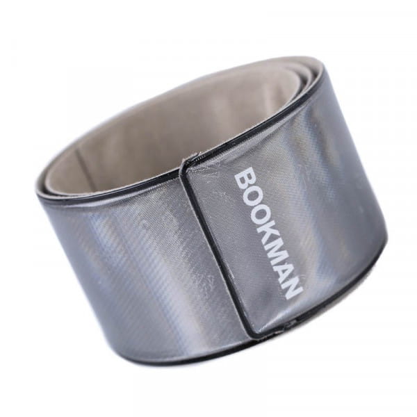 Bookman Snap Band Reflectors Black reflektierendes Snap-Armband