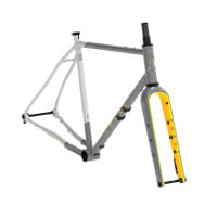 Curve Cycling Kevin of Steel 4 Rahmenset Industrial Custard (Grey)