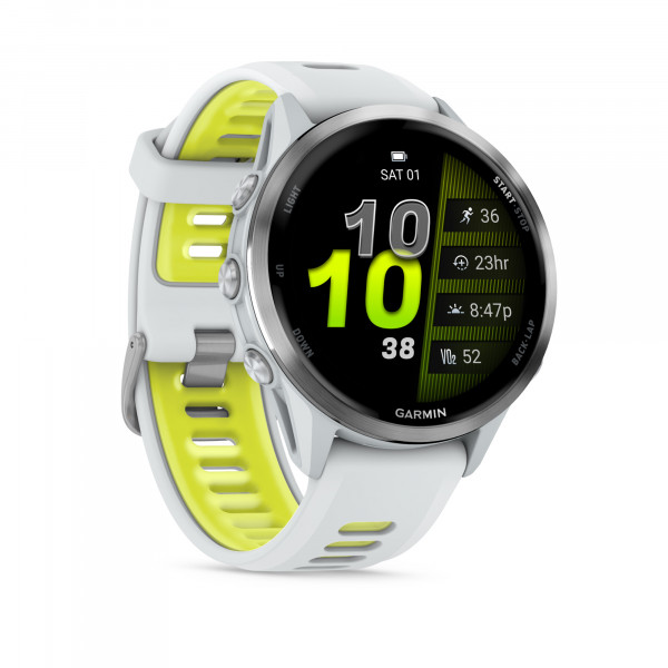 Garmin Forerunner 970 Steinweiss/Titanium Titan