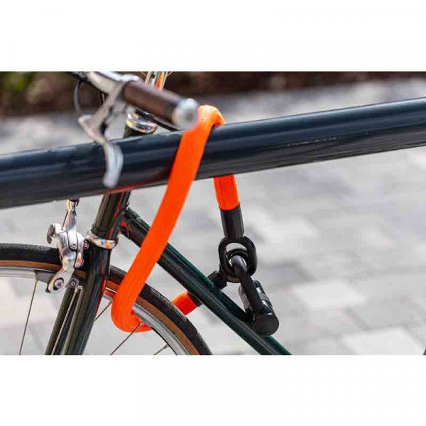Tex-Lock Eyelet 2.0 Mini-Bügelschloss aus Textilseil - Gr. S, Orange