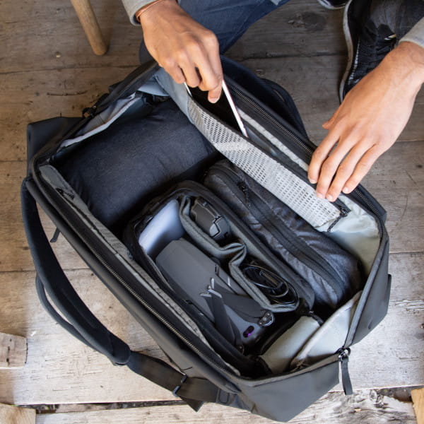 Peak Design Travel Duffelpack Bag 65L Reisetasche mit Rucksackgurten - Black (Schwarz)