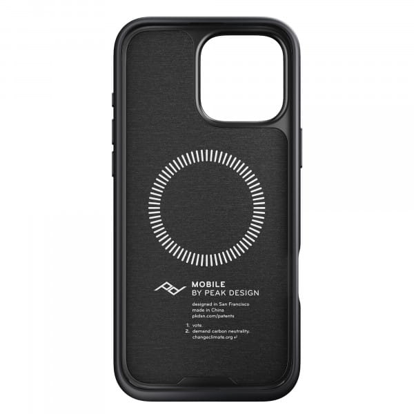 [REFURBISHED] Peak Design Mobile Everyday Fabric Case iPhone 16 Pro Max Charcoal