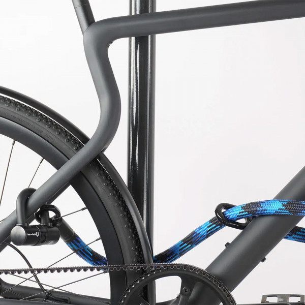 tex-lock eyelet inkl. U/X-lock Fahrradschloss - Morpho Blue