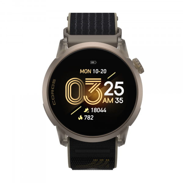 COROS PACE 4 GPS-Sportuhr mit Nylon-Armband - Jakob Ingebrigtsen Edition - Gold