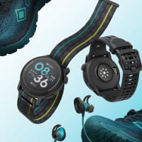 COROS PACE 3 GPS-Sportuhr Schwarz mit Nylon-Armband