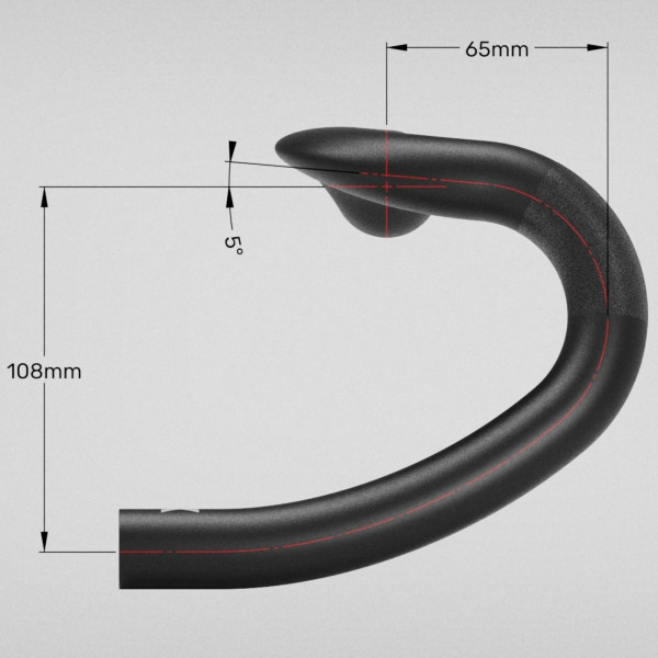 Curve WALMER BARS Carbon RACE inkl. Lenkerband 40 cm