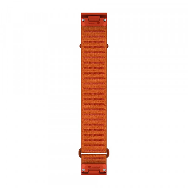 Garmin QuickFit 22 mm ComfortFit Textil-Armband – Autumn Orange, lang