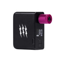 Muc-Off Airmach Electric Mini Pro Inflator - Elektropumpe mit Alugehäuse und LED-Display