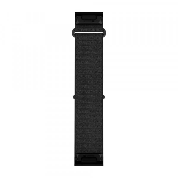 Garmin QuickFit 26 mm ComfortFit Textil-Armband – Schwarz, kurz