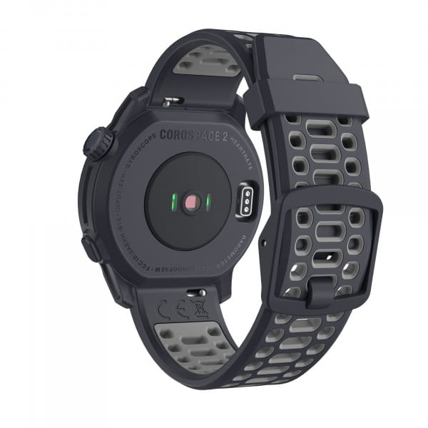 COROS PACE 2 GPS-Sportuhr Dark Navy mit Silikon-Armband (Blau)