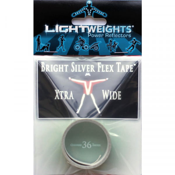 Lightweights 3M Super Reflexband Silber Extra breit 91 x 2,4cm