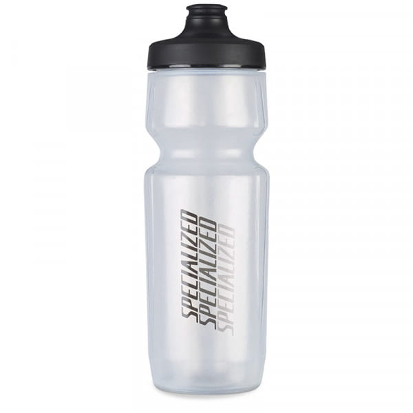 Specialized Trinkflasche "Purist" Hydroflo Watergate 650 ml - Transparent / Schwarz