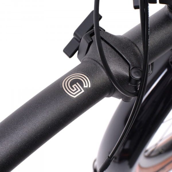 Brompton G Line mit Schutzblechen und Rack - Space Black