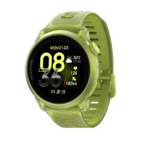 COROS PACE 4 GPS-Sportuhr Premiumversion mit Aluminiumgehäuse & Silikon-Armband - Neon Yellow