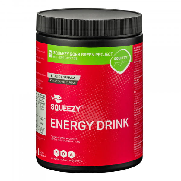 SQUEEZY Energy Drink Basic Formular Neutral (650 g)