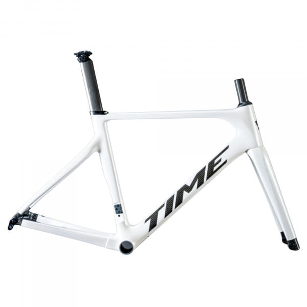 TIME SCYLON Rennrad-Rahmenset - Perlweiß