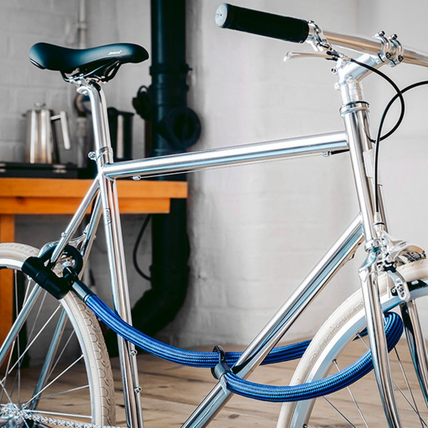 Tex-lock eyelet U Serie 160 cm Fahrradschloss - Blau, Gr. L