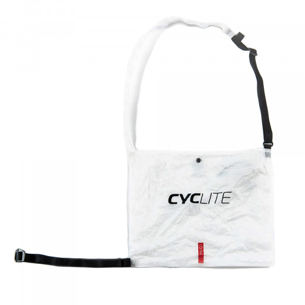 [REFURBISHED] CYCLITE Musette / 01 komprimierbare Tragetasche weiß