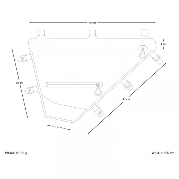 [REFURBISHED] Apidura Expedition Full Frame Pack(7,5 L) Rahmentasche