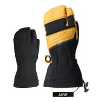 Lenz Heat Glove 8.0 Lobster Finger Cap Unisex 2-in-1 beheizbare Handschuhe, ohne Akku