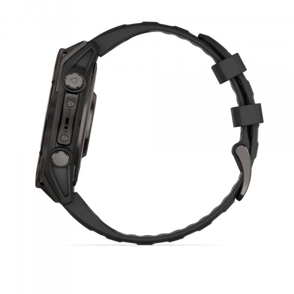 Garmin Fenix 8 AMOLED Titan DLC Schwarz/Carbongrau 47 mm