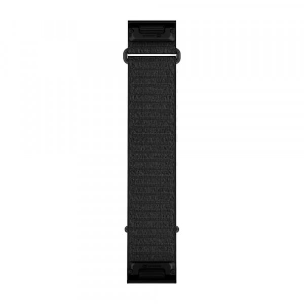 Garmin QuickFit 26 mm ComfortFit Textil-Armband – Schwarz, lang