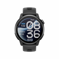 COROS PACE 4 Pro GPS-Multisportuhr mit Silikonarmband - Schwarz