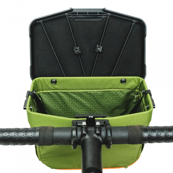 Route Werks The Big Handlebar Bag - Olive - mit Bike Mount 31,8 mm