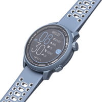 COROS PACE 2 GPS-Sportuhr Blue Steel mit Silikon-Armband (Hellblau)