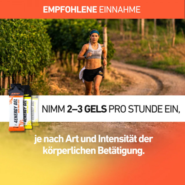 4ENDURANCE 4Energy Gel Box Lemon (18 x 66 g)