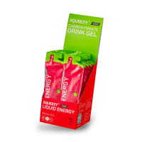 SQUEEZY Liquid Energy Box BOOST Zitrone+Koffein (12 x 60 ml)
