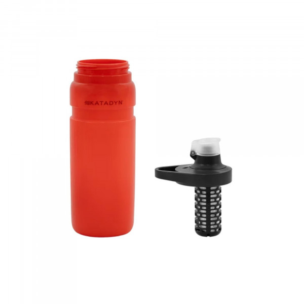 Katadyn BeFree AC Bottle 0.7L - Red Trinkflasche mit Membran-/Aktivkohlefilter