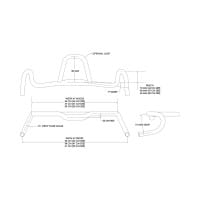 Redshift Sports Kitchen Sink Handlebar Drop Bar + Loop Gravel-Lenker mit Aero-Auflieger