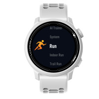 [REFURBISHED] Coros PACE 2 GPS-Sportuhr White mit Silikon-Armband (Weiß)