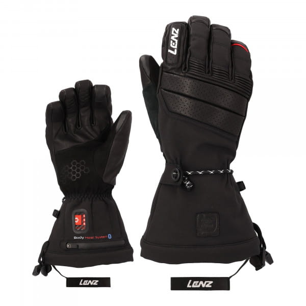 Lenz Heat Glove 9.0 Finger Cap Men beheizbare Fingerhandschuhe Ziegenleder / Schafwolle, ohne Akku