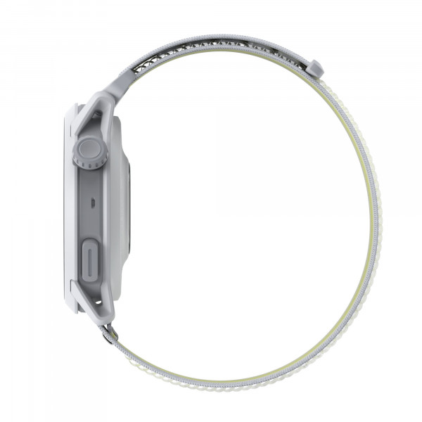 COROS PACE 4 GPS-Sportuhr mit Nylon-Armband - White (Weiß)