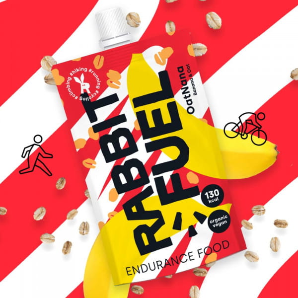 Rabbit Fuel OatNana Bio-Püree aus Banane & Hafer 6er Pack