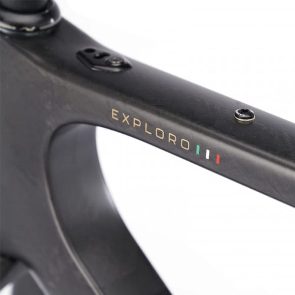 3T Exploro Racemax Founders Edition Rahmenset - Made in Italy - Carbon / Rot Gr. 56