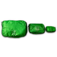 Six Moon Designs Pack Pod-Set - Packbeutel 3er Set mit diversen Größen - Green (Grün)