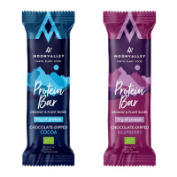 Moonvalley Protein Bar Chocolate-Dipped - Proteinriegel mit Schokoüberzug Mixed Box (18 x 60 g)