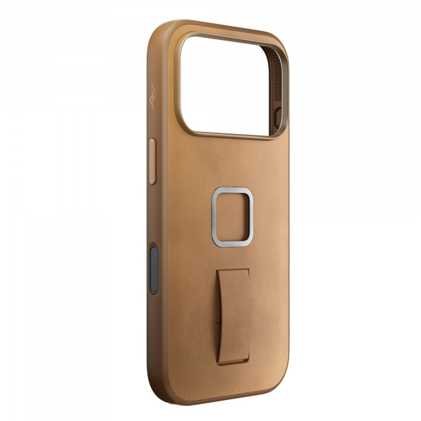 [REFURBISHED] Peak Design Mobile Everyday Clarino Loop Case iPhone 17 Pro Tan
