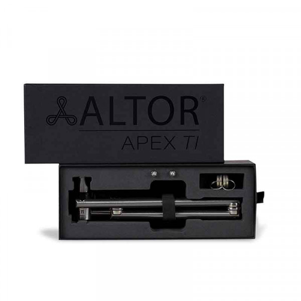 2 Stück Altorlocks APEX Ti Double Light & Strong Titan-Schloss 715 g Titan poliert