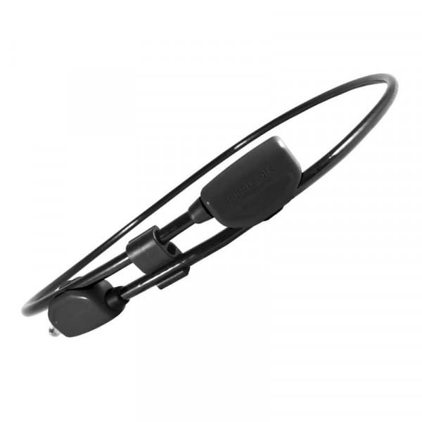 Hiplok Pop leichtes 130 cm Kabelschloss als Gürtel tragbar schwarz
