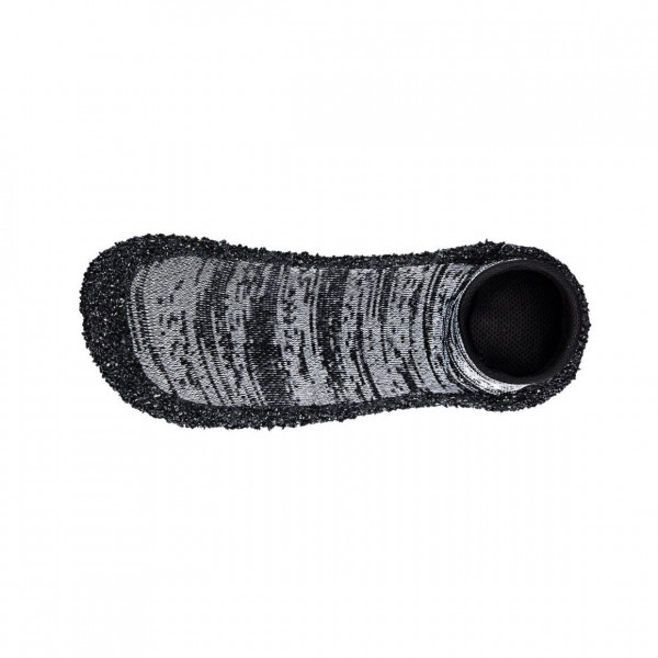 Skinners Outdoor-Sockenschuhe Granit-grau mit weißem Logo