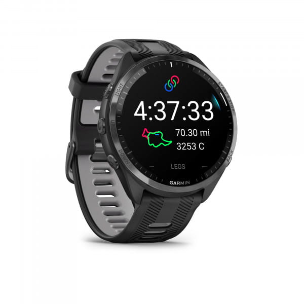 [REFURBISHED] Garmin Forerunner 965 DLC Titan Schwarz/Carbongrau