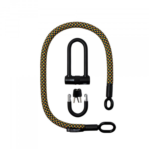 tex-lock eyelet inkl. U/X-lock Fahrradschloss - Gr. S 100 cm Bauhaus