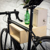 BicycleDudes Gustav Fahrrad-Wandhalterung aus Holz